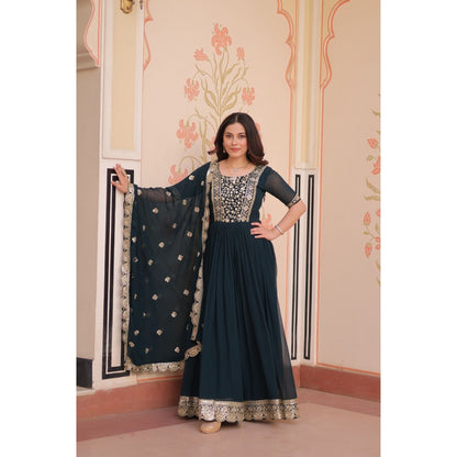 Midnight Mehar  Luxe Heritage Gown