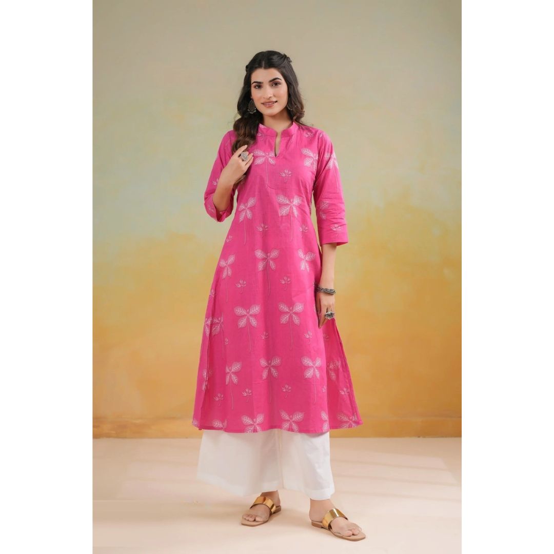 Comfort Fit Cambric Cotton Kurti