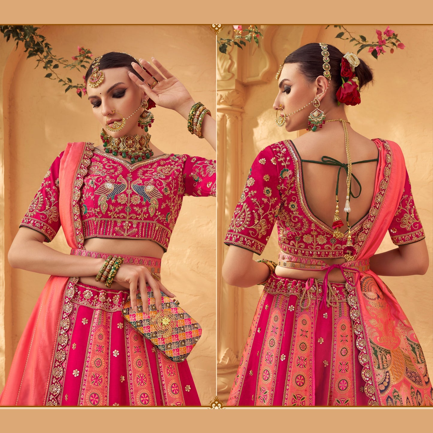 Rajkumari Banarasi Bridal Lehenga