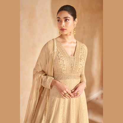 Premium Chikankari Embroidered Dress