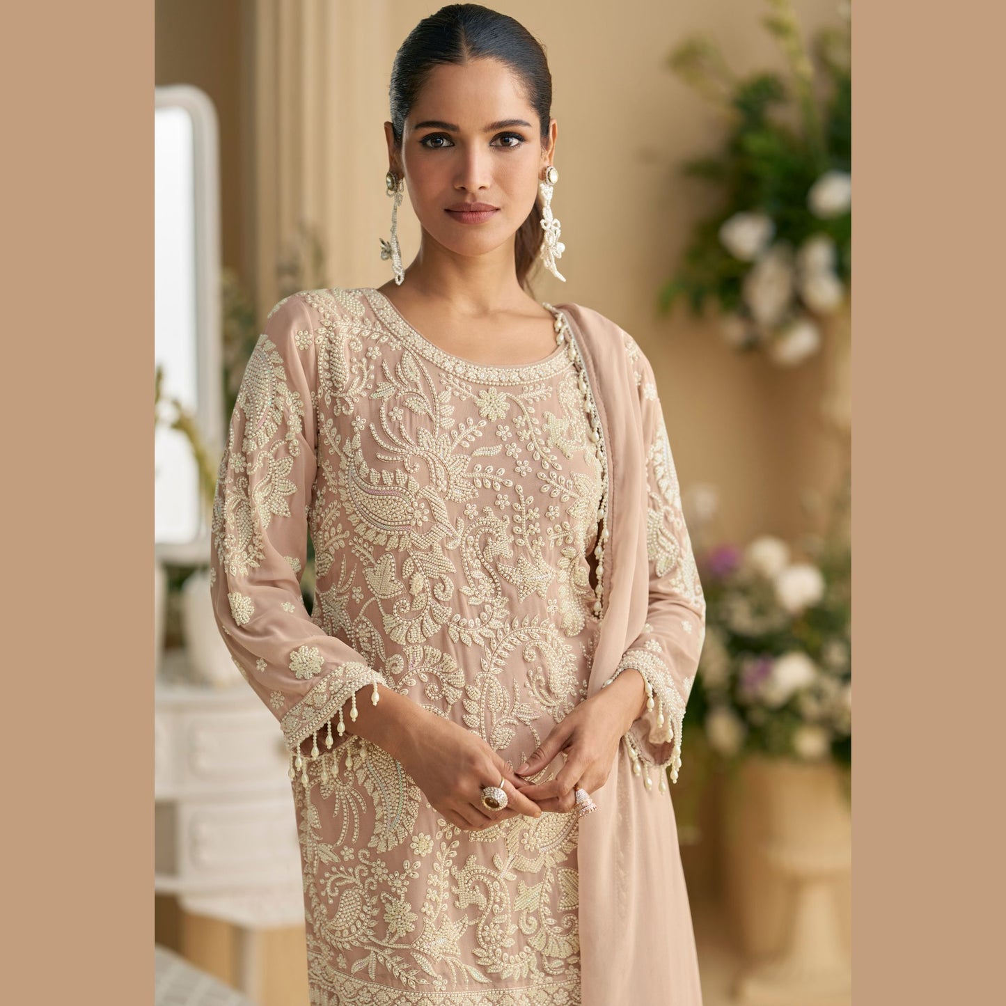 Inaayat Nude Glow Kurta with Pant Set