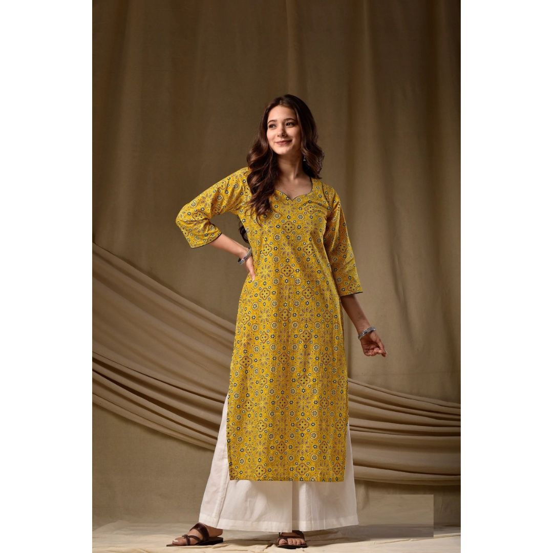 Comfort Fit Cambric Cotton Kurti