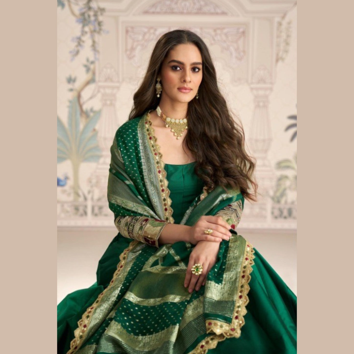 Suhana Zari Weaves Gown