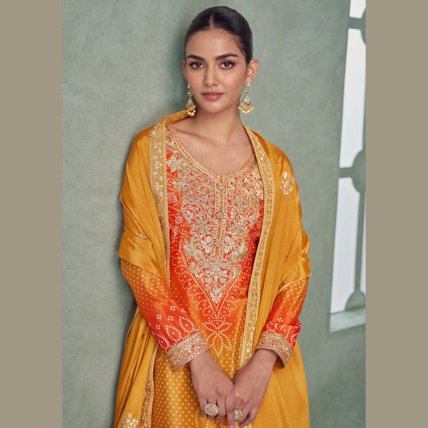 Zariyah Couture Chinon Elegance Salwar Suit