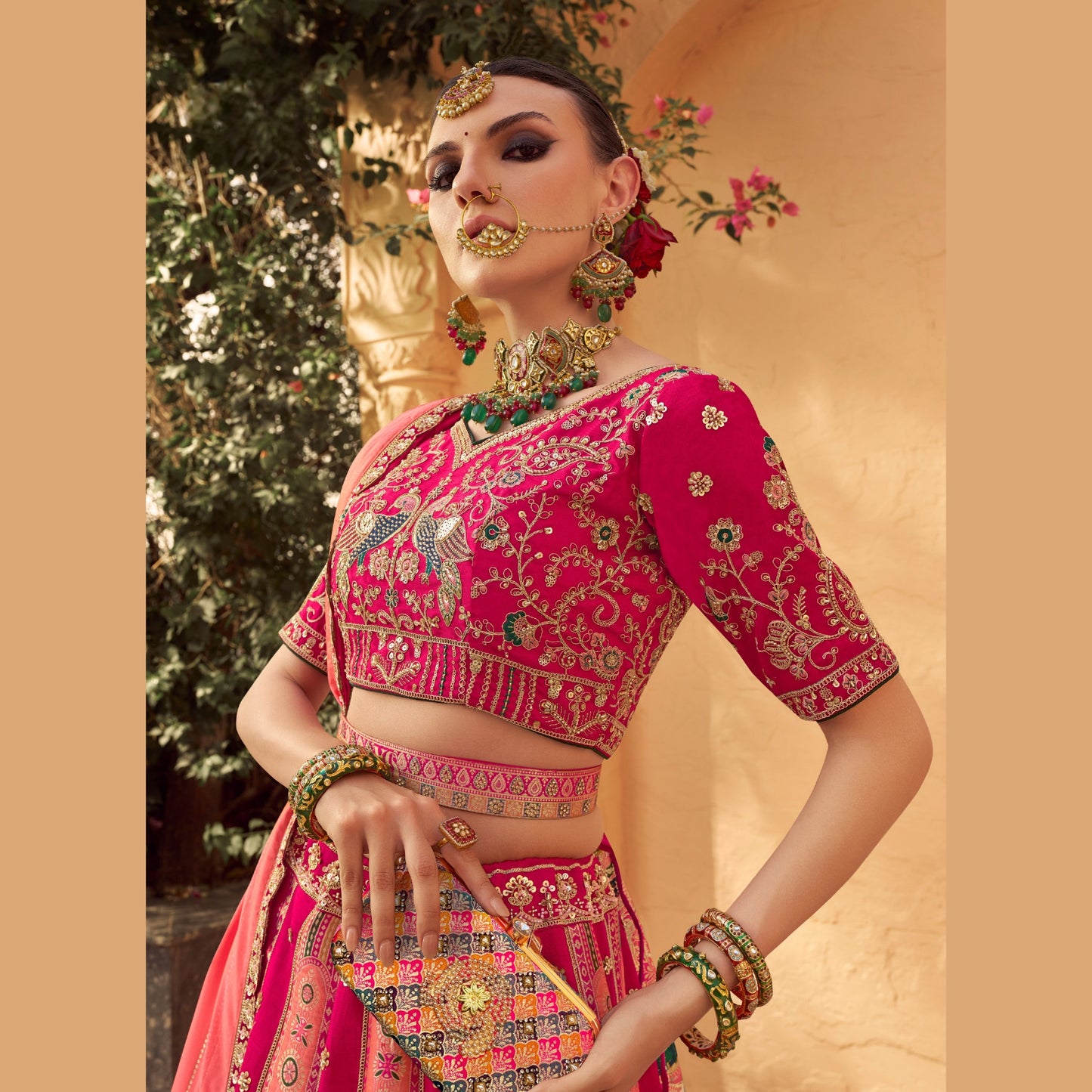 Rajkumari Banarasi Bridal Lehenga