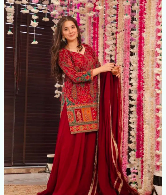 Tassel Tale three-piece Kurta set