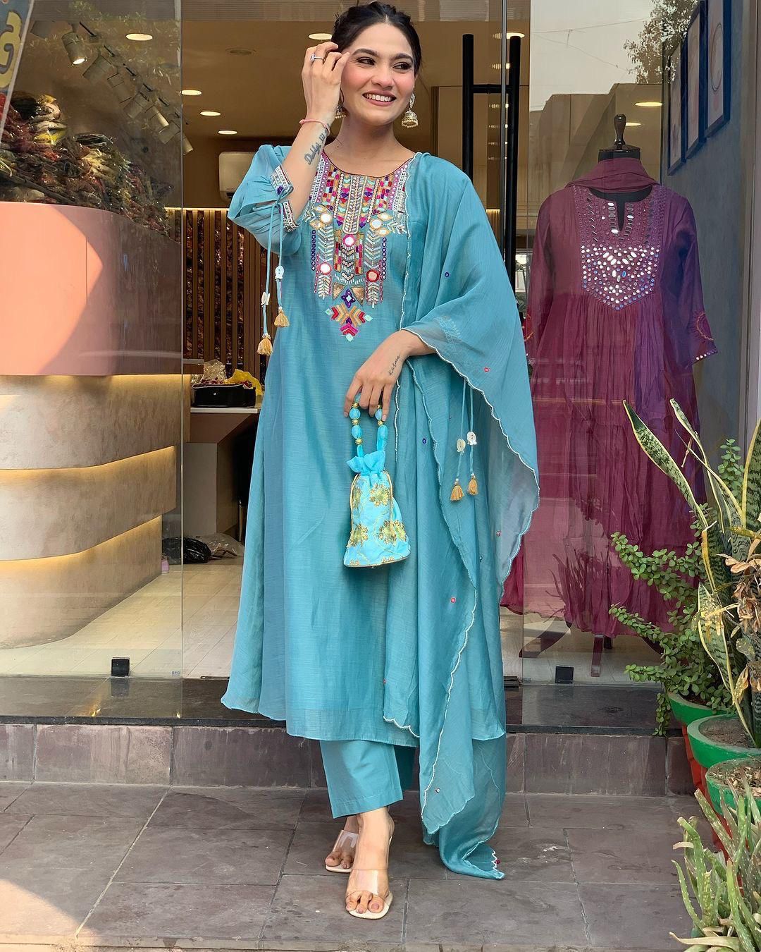 Chandni Threads Premium Chanderi
