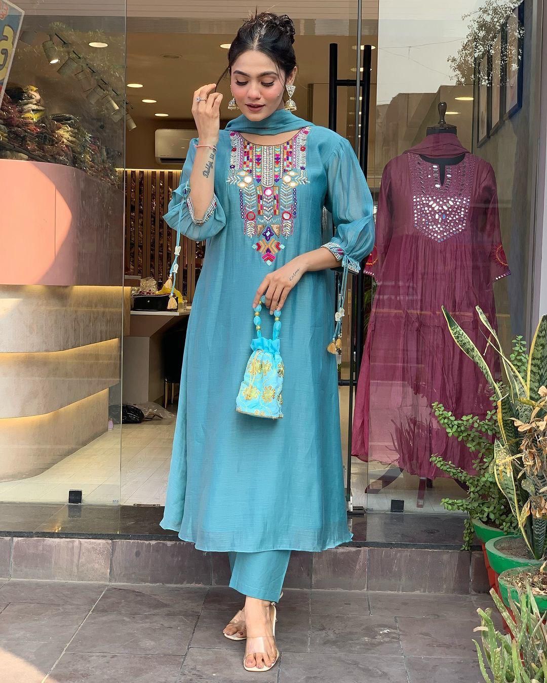 Chandni Threads Premium Chanderi