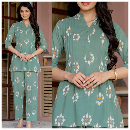 Aaram Cotton Co-Ord Loungewear Set