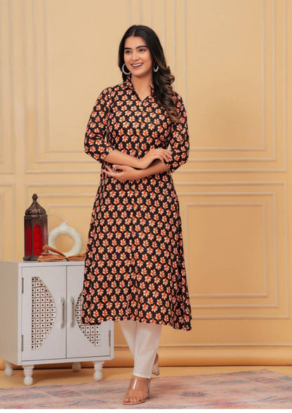 WorkEase Cotton Kurti Pant Set