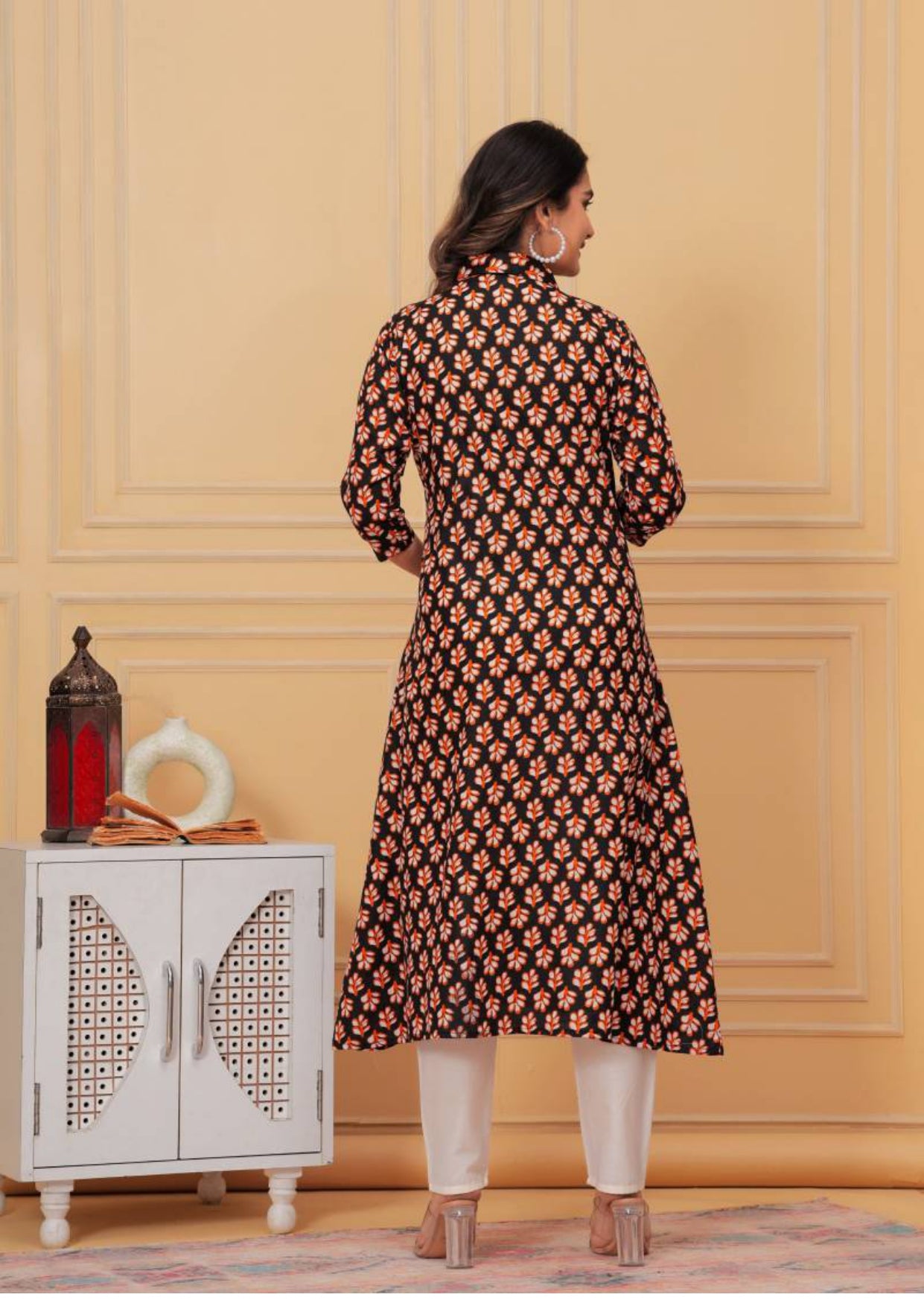 WorkEase Cotton Kurti Pant Set