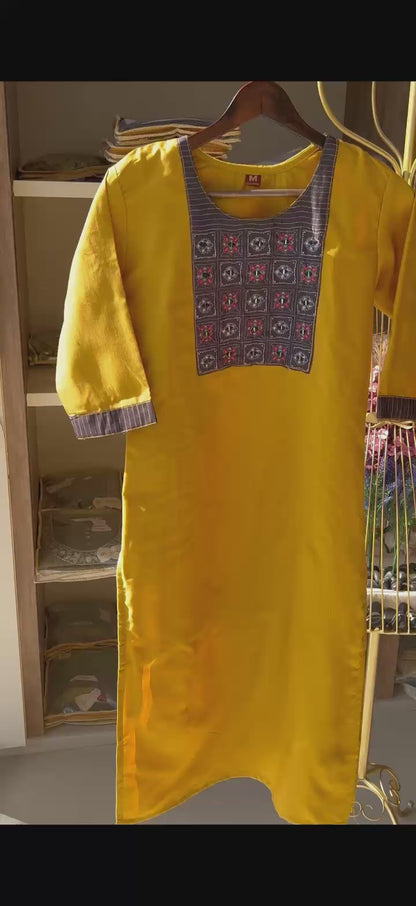 Kesar Slub Cotton Kurta Pant Set