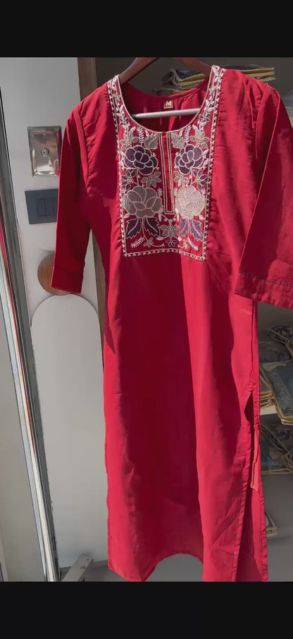 Meher Embroidered Kurta Pant Set
