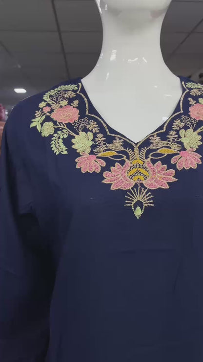 Shabnam Embroidered Rayon Co-Ord Set