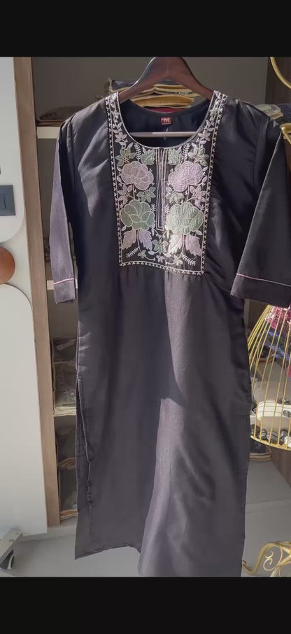 Meher Embroidered Kurta Pant Set