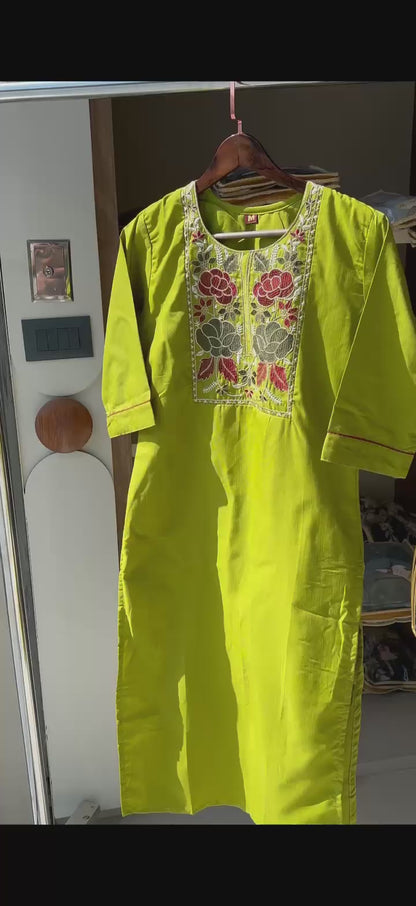 Meher Embroidered Kurta Pant Set