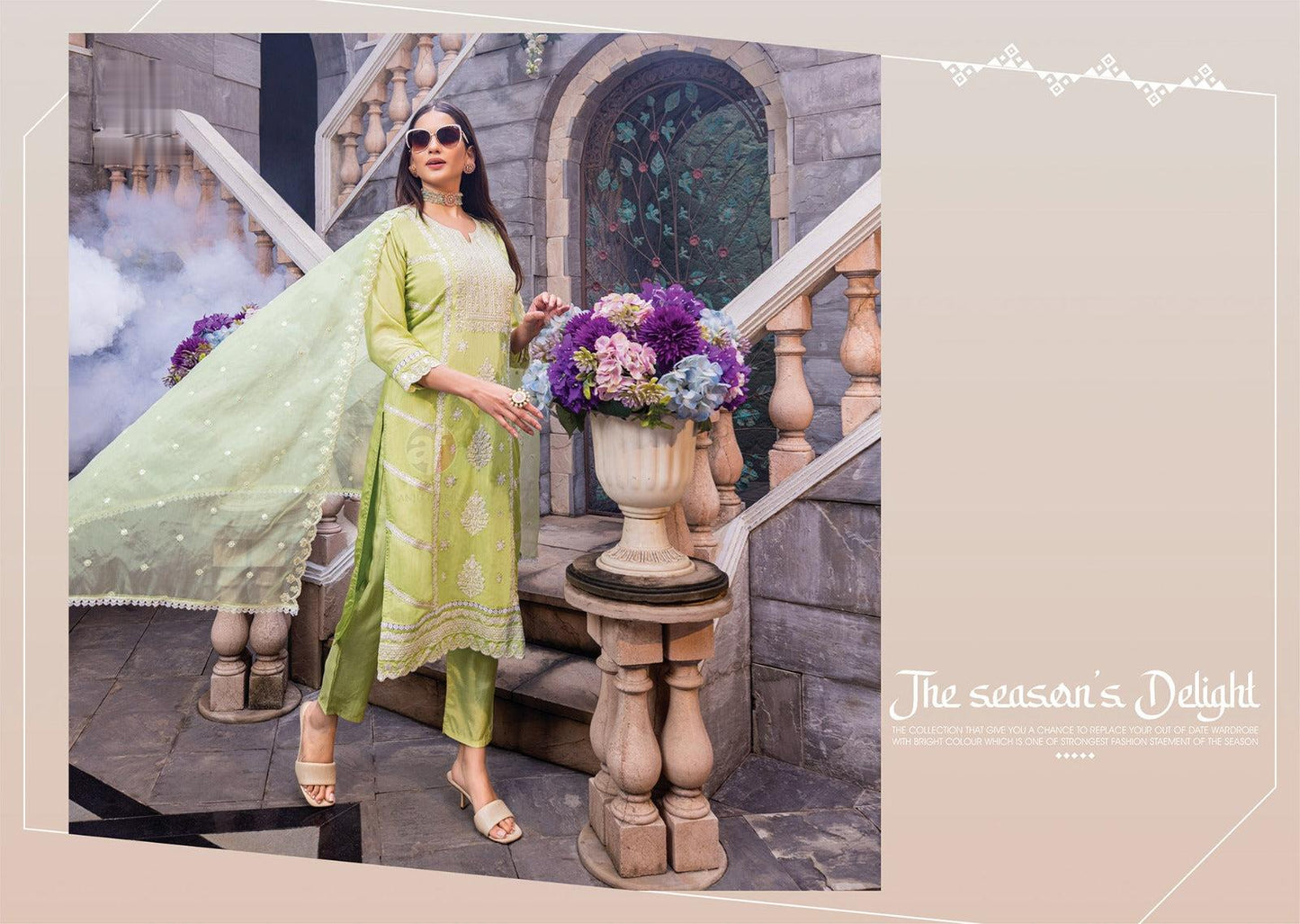 Luxurious Pure Muslin Women Suit: Spring